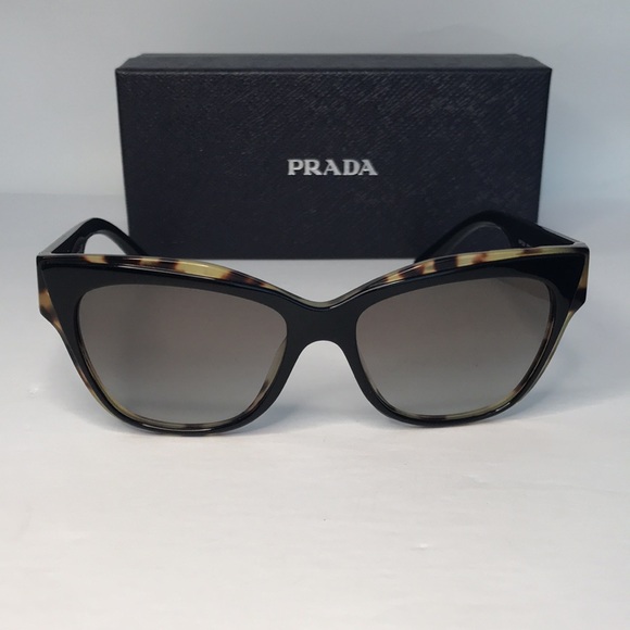 New - PRADA Acetate Cat Eye Sunglasses SPR 23X-F - Picture 3 of 15